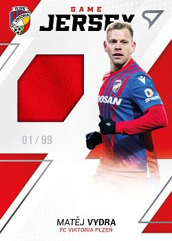 Matej Vydra Viktoria Plzen SportZoo FORTUNA:LIGA 2022/23 2. serie Game Jersey /99 #GJ-MV
